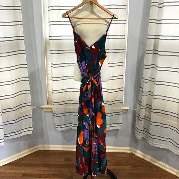 Eloquii Pants - ELOQUII Elements Women Size 16 Tropical Multicolored Adjustable Tank Jumpsuit